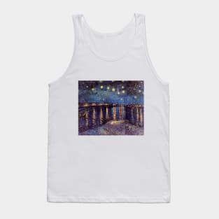 Starry Night Over the Rhone by Vincent Van Gogh Tank Top